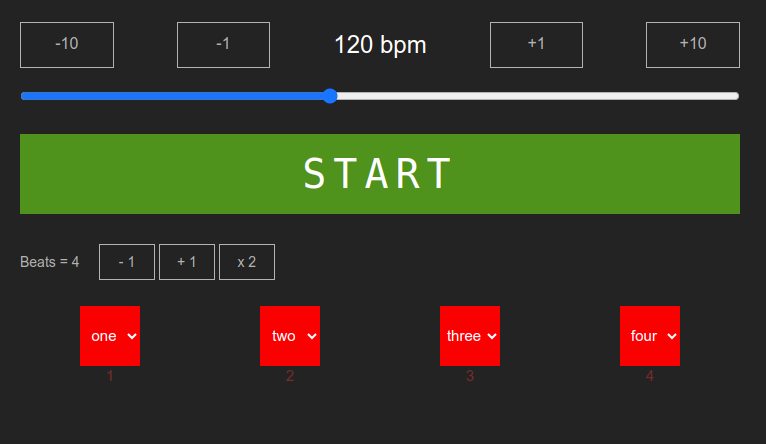 Graphical Eq Frequencies