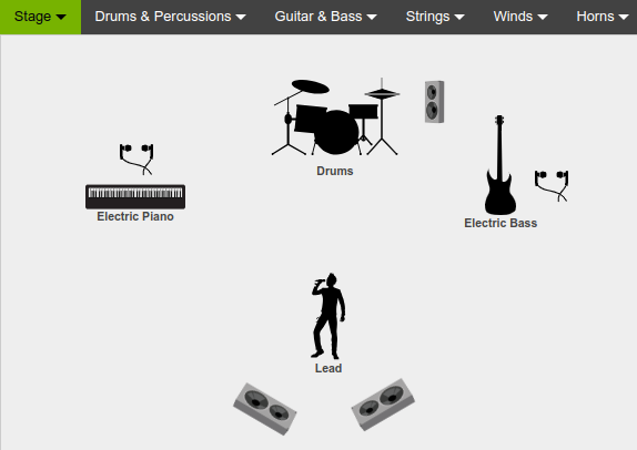 Graphical Eq Frequencies